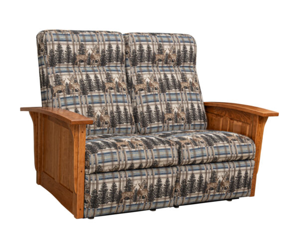 Panel Mission Wall Hugger Recliner Loveseat