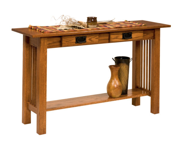 Mission 2 Drawer Sofa Table