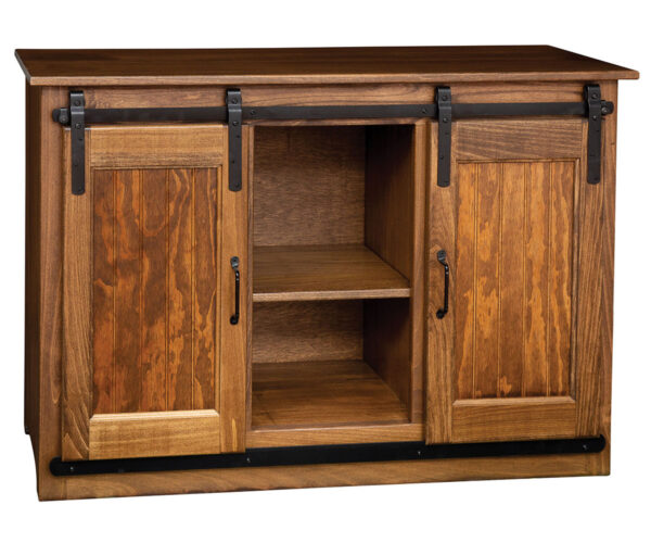 Barn Door Plasma TV Cabinet