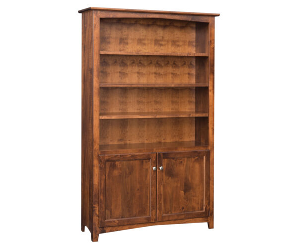 Linwood 72” Bookcase with Bottom Doors