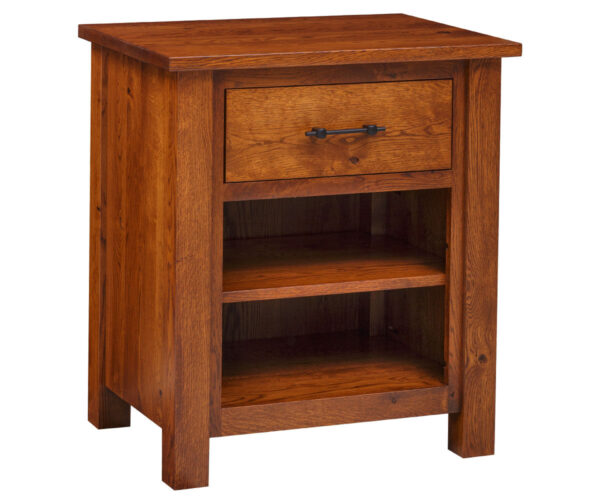 Heirloom Mission 1 Drawer Nightstand with Open Shelf